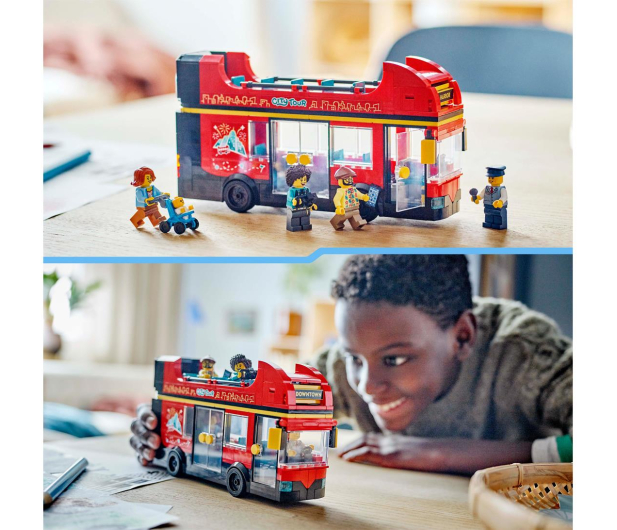 LEGO CITY 60407 Czerwony, piętrowy autokar - 1248595 - zdjęcie 5